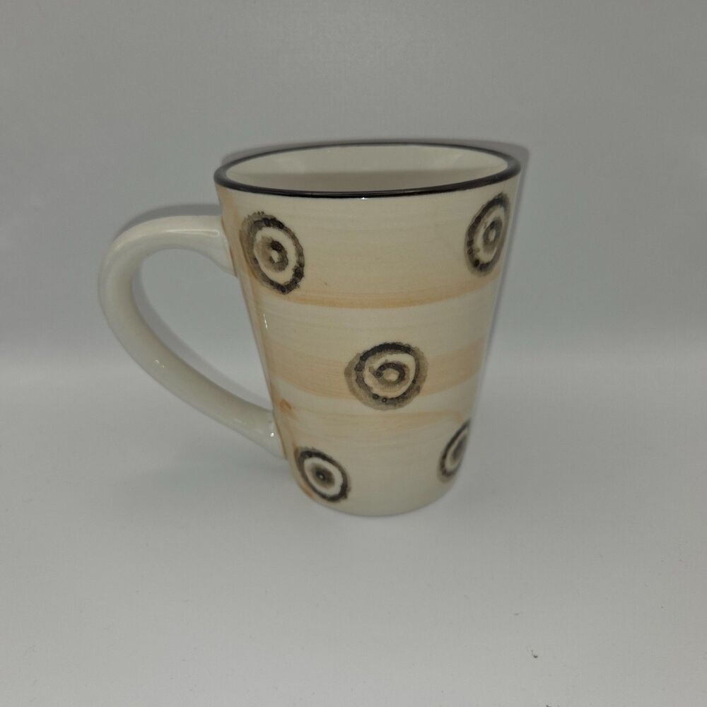 Montgomery Ward Taos Circles Cream Swirl Mug (Discontinued)